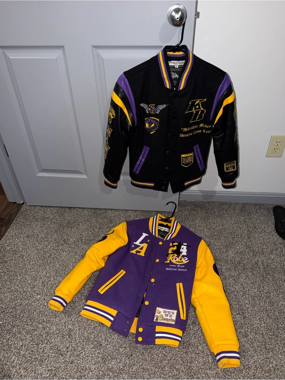 2 For 1 Kobe Bryant varsity jackets